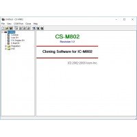 ICOM CS-M802 v1.2 Programming Software