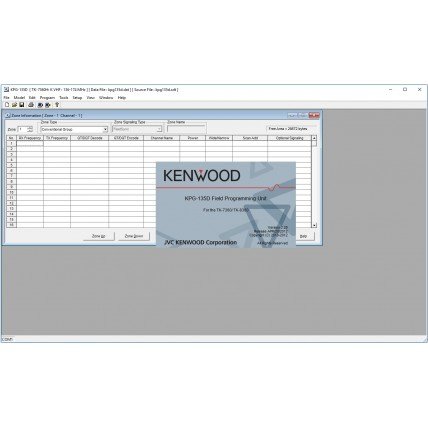 KENWOOD KPG-135D v2.20 Programming Software