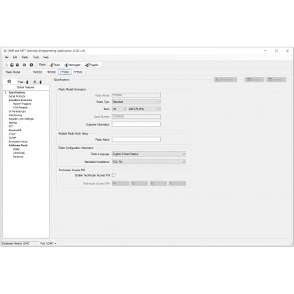 TAIT TM8200/TM9300/TP9300/TP9500 v2.28.1.43 Programming Software