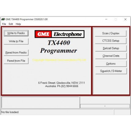 GME TX4400 v2.00 Dealer Programming Software