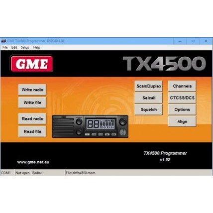 GME TX4500 v2.00 Dealer Programming Software