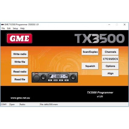 GME TX3500 v1.01 Dealer Programming Software